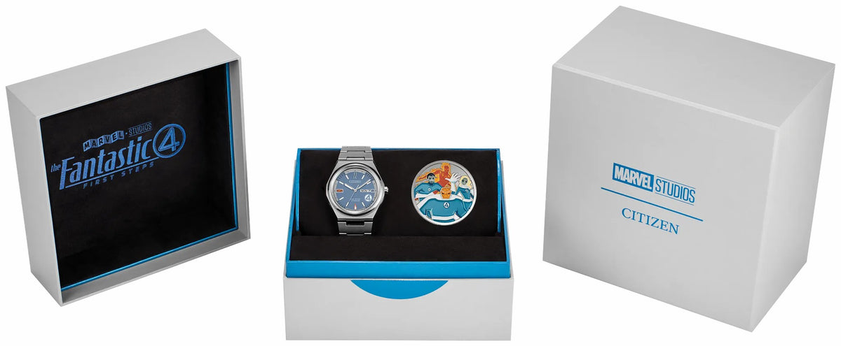 The Fantastic 4: First Steps Blue Dial Super Titanium Bracelet AW0131-66W