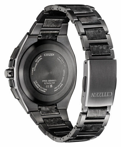 ATTESA Black Dial Super Titanium Bracelet CC4107-80H