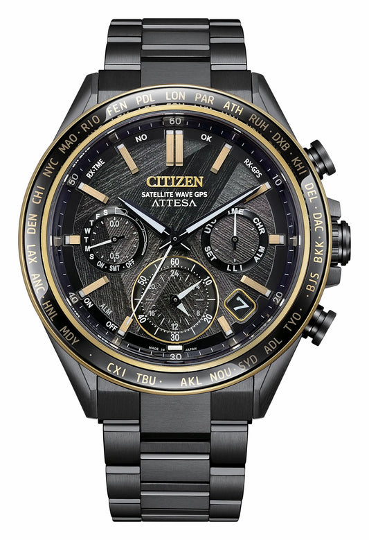 ATTESA LIGHT in BLACK Black Dial Super Titanium with DLC Coating Bracelet CC4078-51E