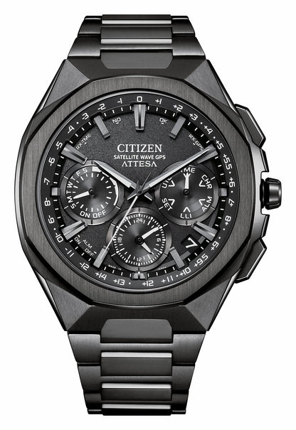 ATTESA Gray Dial Super Titanium with DLC Coating Bracelet CC4105-69E