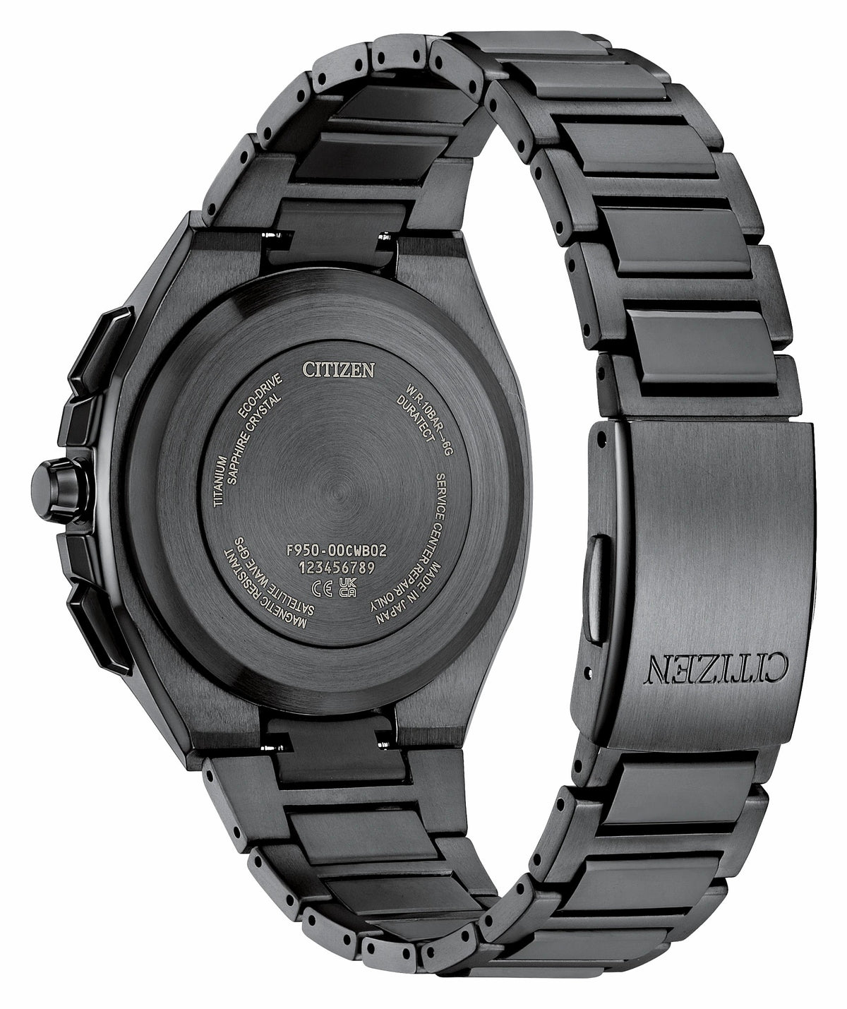 ATTESA Gray Dial Super Titanium with DLC Coating Bracelet CC4105-69E