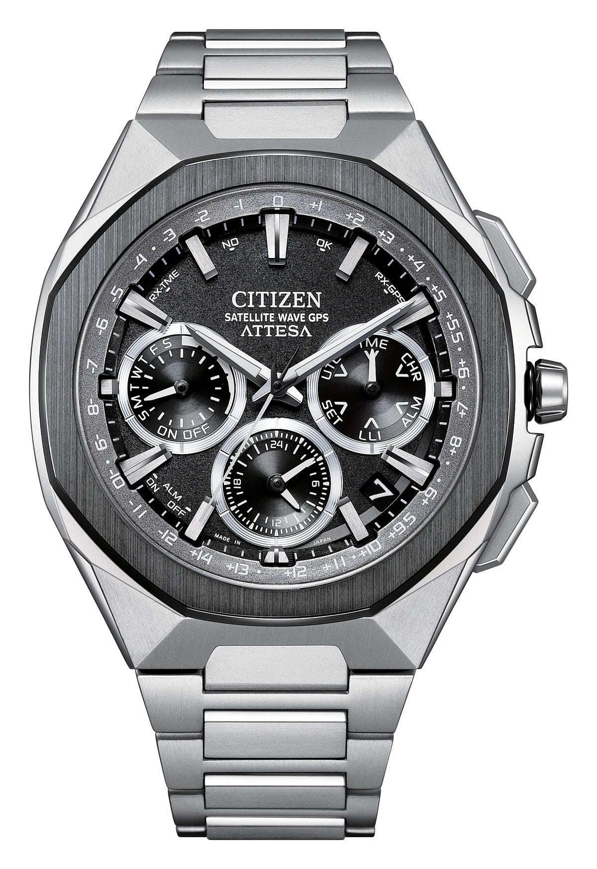 ATTESA Gray Dial Super Titanium Bracelet CC4104-53E