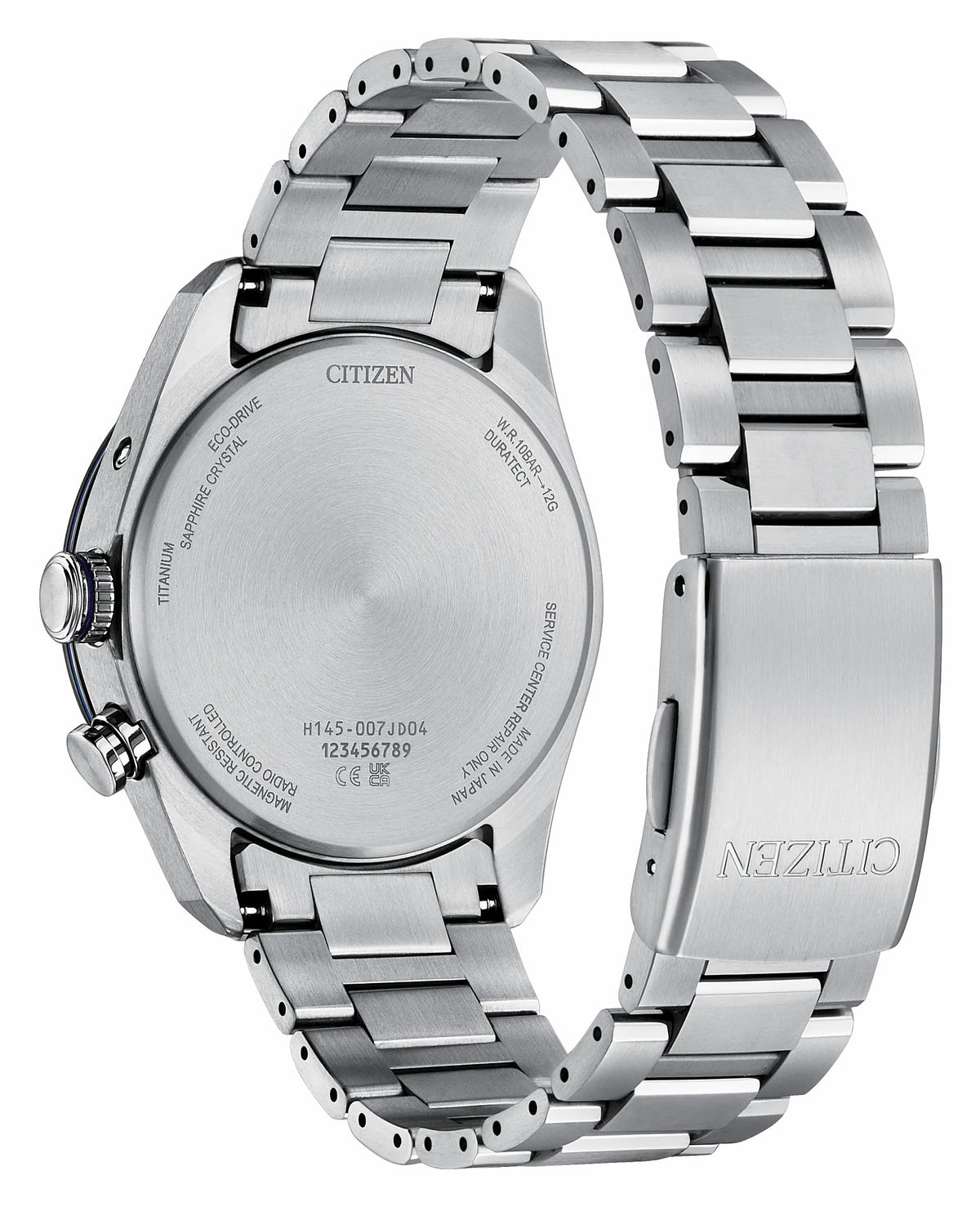 ATTESA Blue Dial Super Titanium with Duratect Platinum Bracelet CB0288-65L