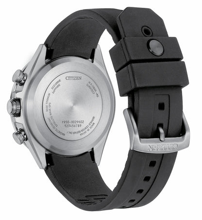 ATTESA Blue Dial Polyurethane Strap CC4050-18L