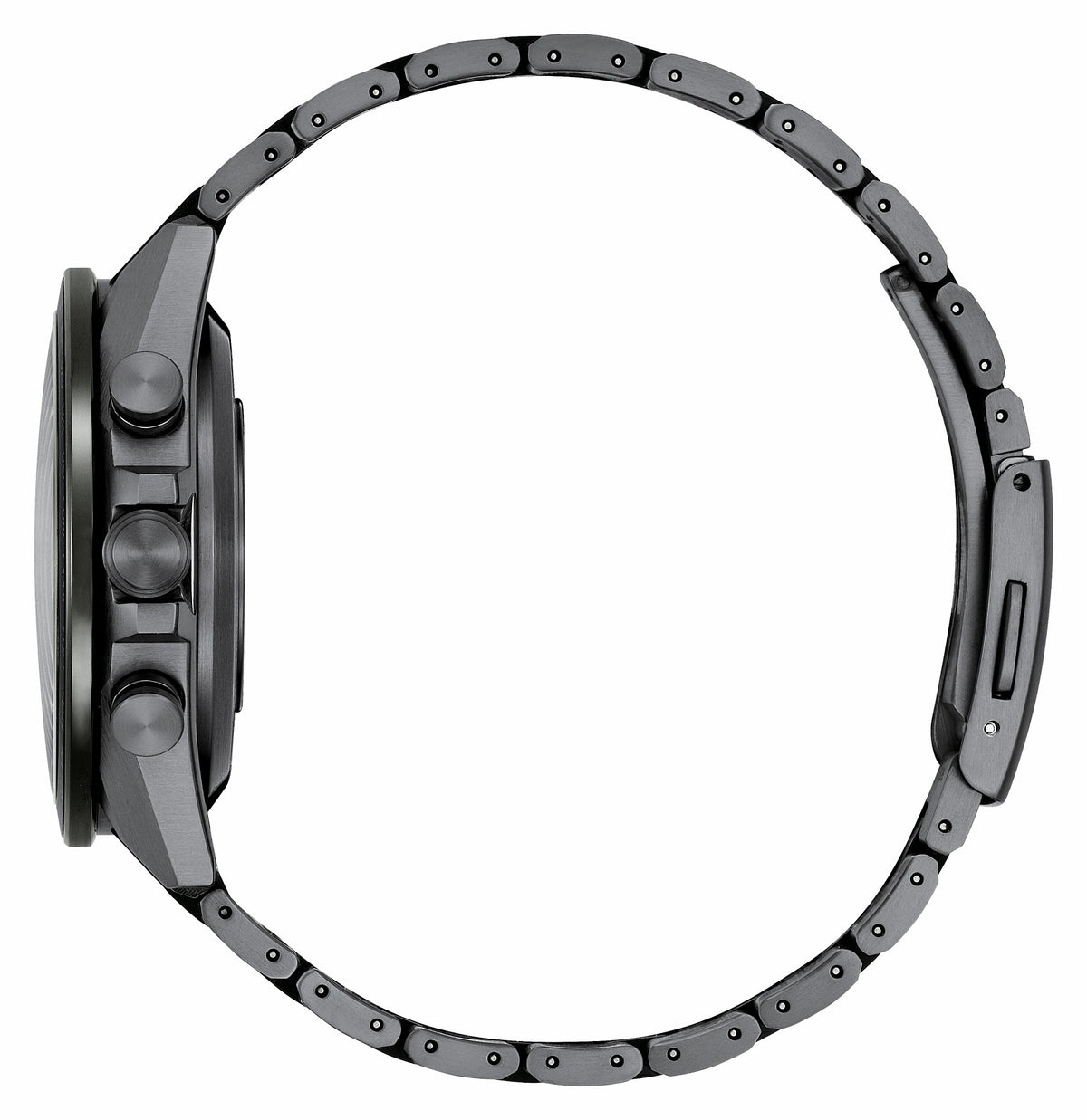 ATTESA Black Dial Super Titanium with DLC Coating Bracelet CC4055-65E