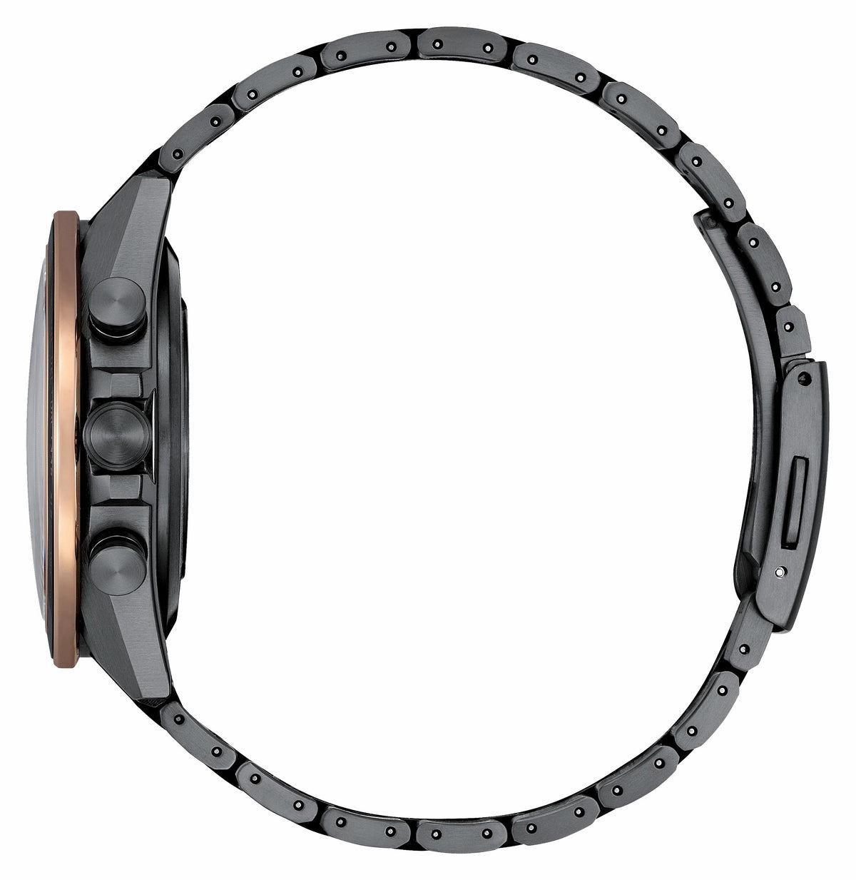 ATTESA Brown Dial Super Titanium with DLC Coating Bracelet CC4074-61W