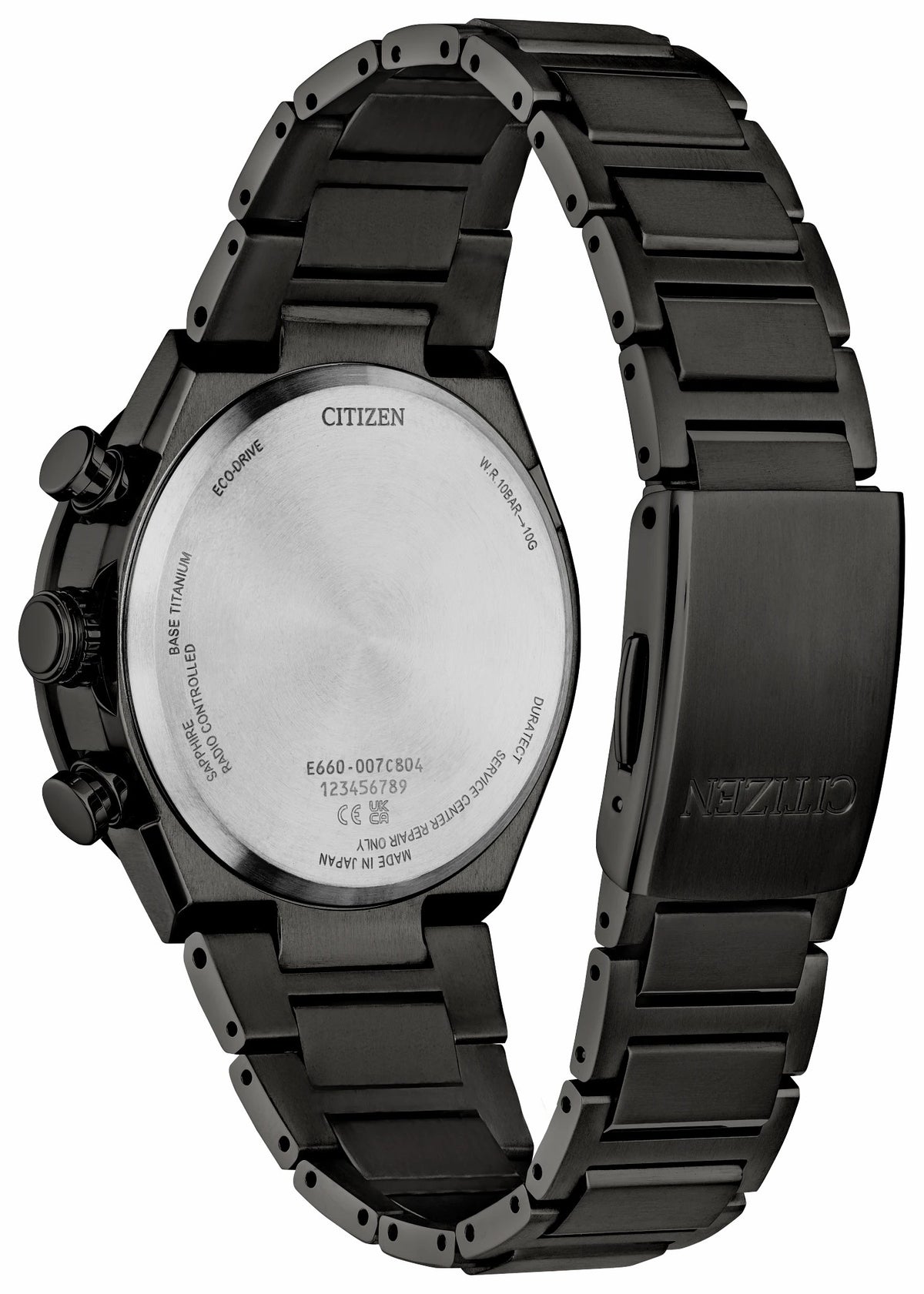 ATTESA Blue Dial Super Titanium with DLC Coating Bracelet CB5967-66L