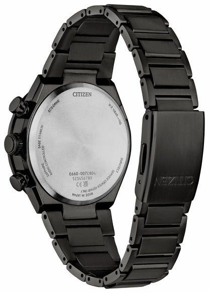 ATTESA Blue Dial Super Titanium with DLC Coating Bracelet CB5967-66L