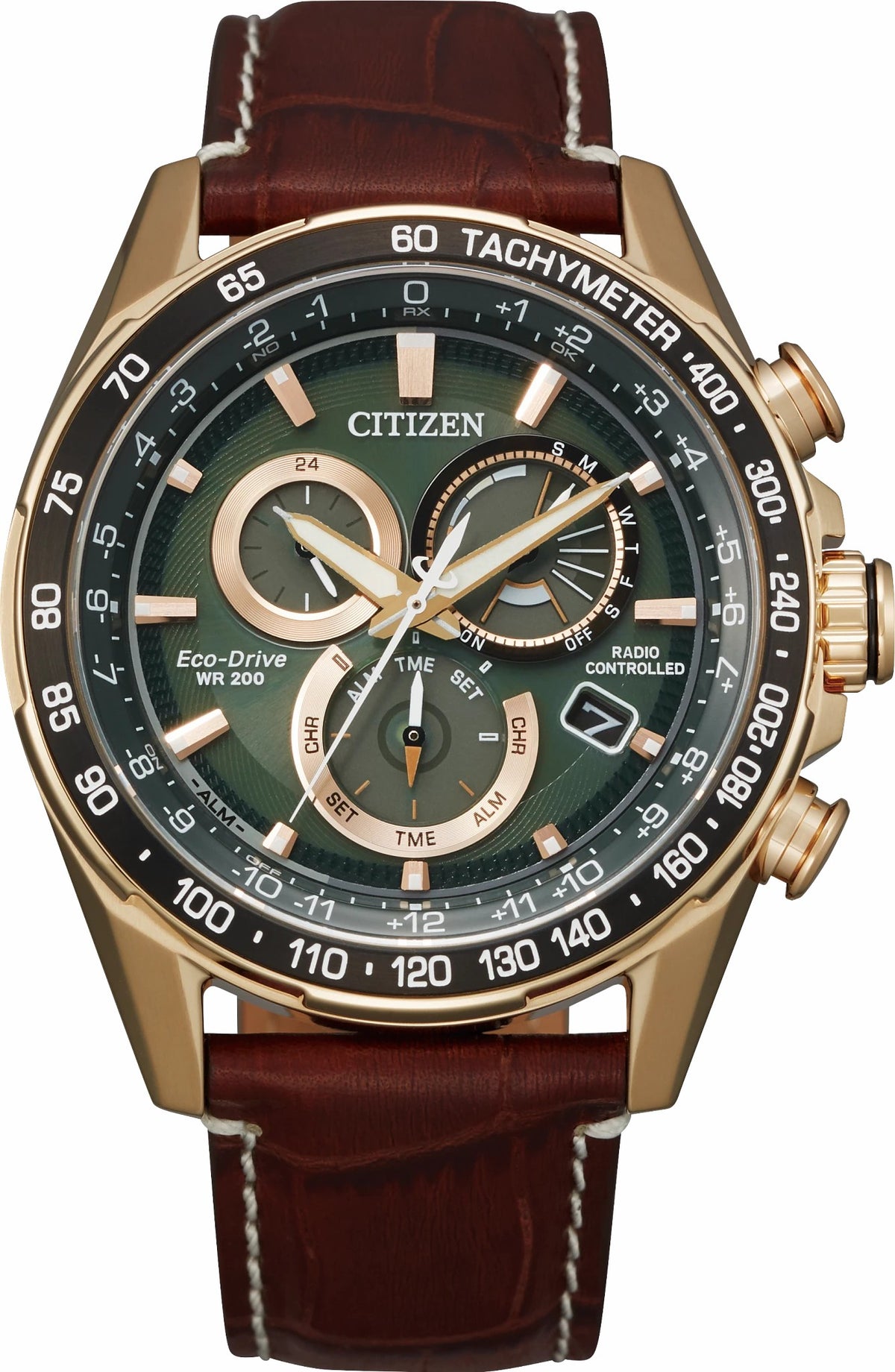 PCAT Green Dial Leather Strap CB5919-00X