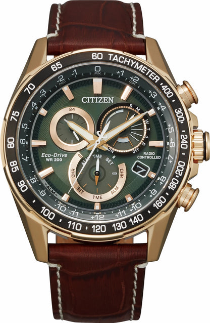 PCAT Green Dial Leather Strap CB5919-00X