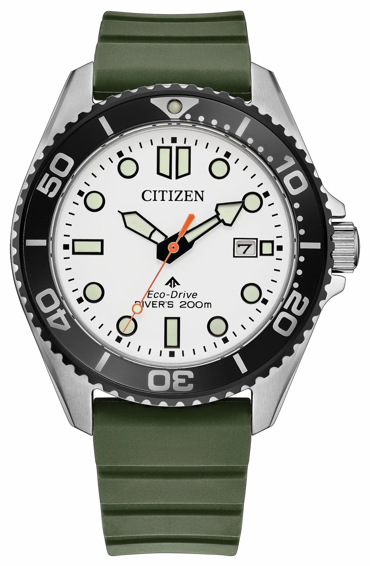 Promaster Dive White Dial Polyurethane Strap BN0265-00A