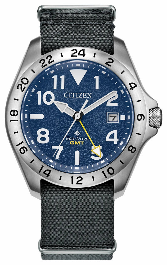 Promaster Land GMT Navy Dial Nylon Strap BJ7150-09L