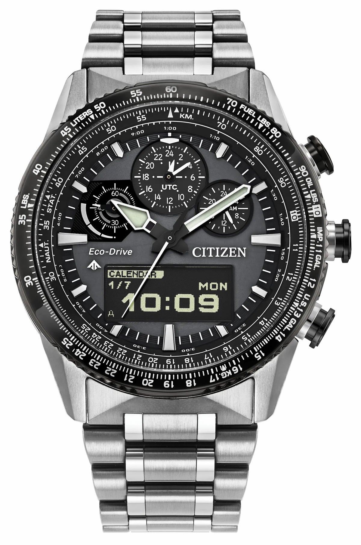 Promaster Skyhawk U830 Gray Dial Stainless Steel Bracelet JV2006-55H