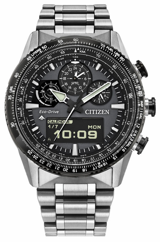Promaster Skyhawk U830 Gray Dial Stainless Steel Bracelet JV2006-55H