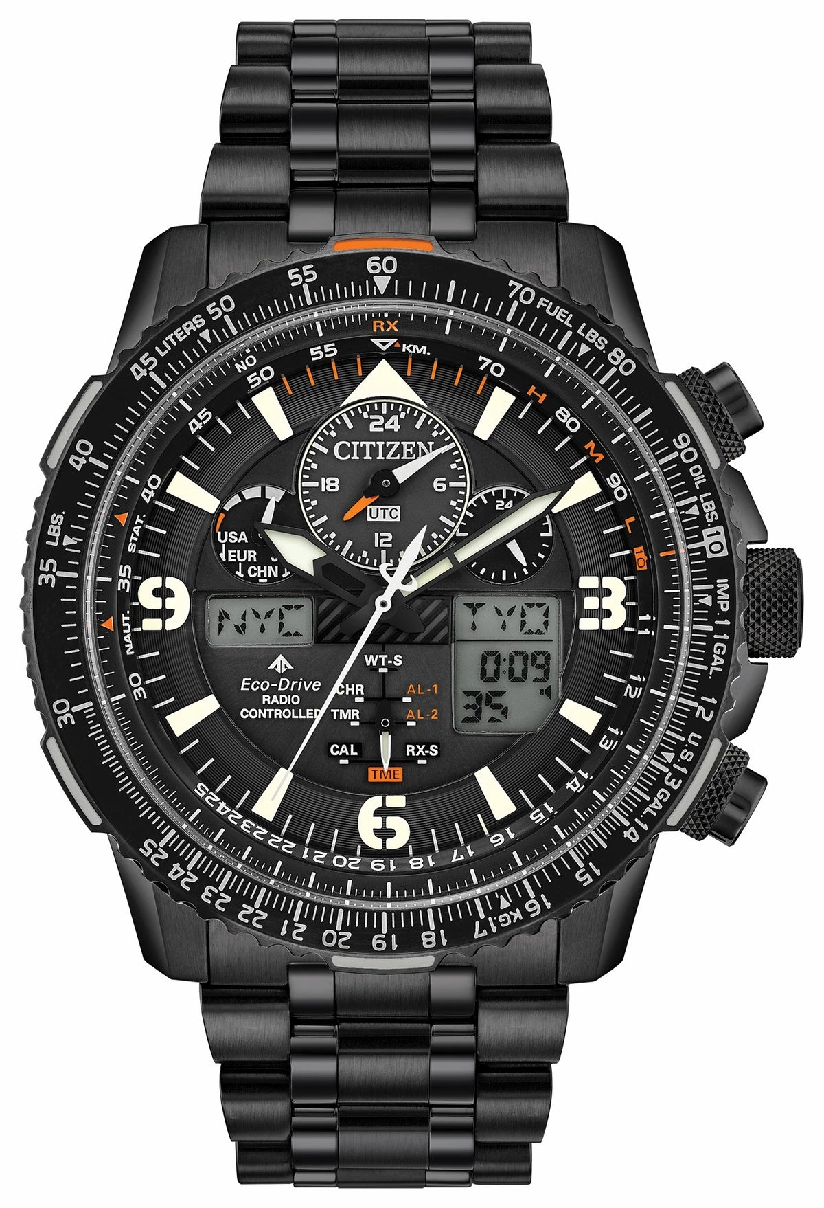 Promaster Skyhawk A-T - Men's Eco-Drive JY8075-51E Black Watch