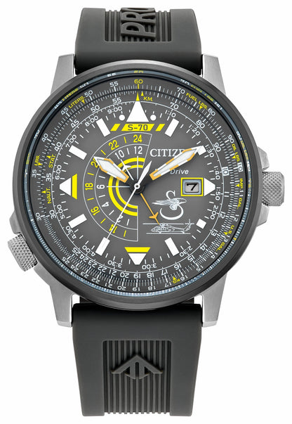 Promaster Sikorsky Gray Dial Polyurethane Strap BJ7004-43H