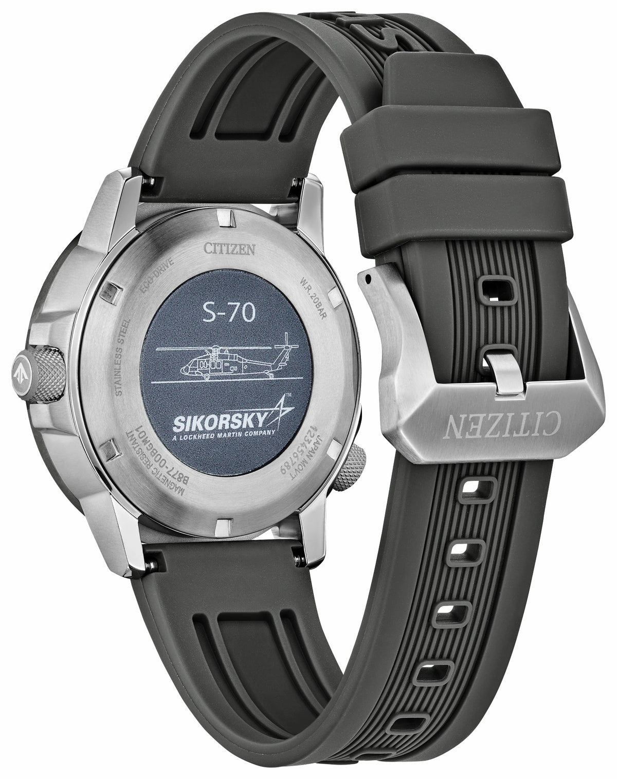 Promaster Sikorsky Gray Dial Polyurethane Strap BJ7004-43H