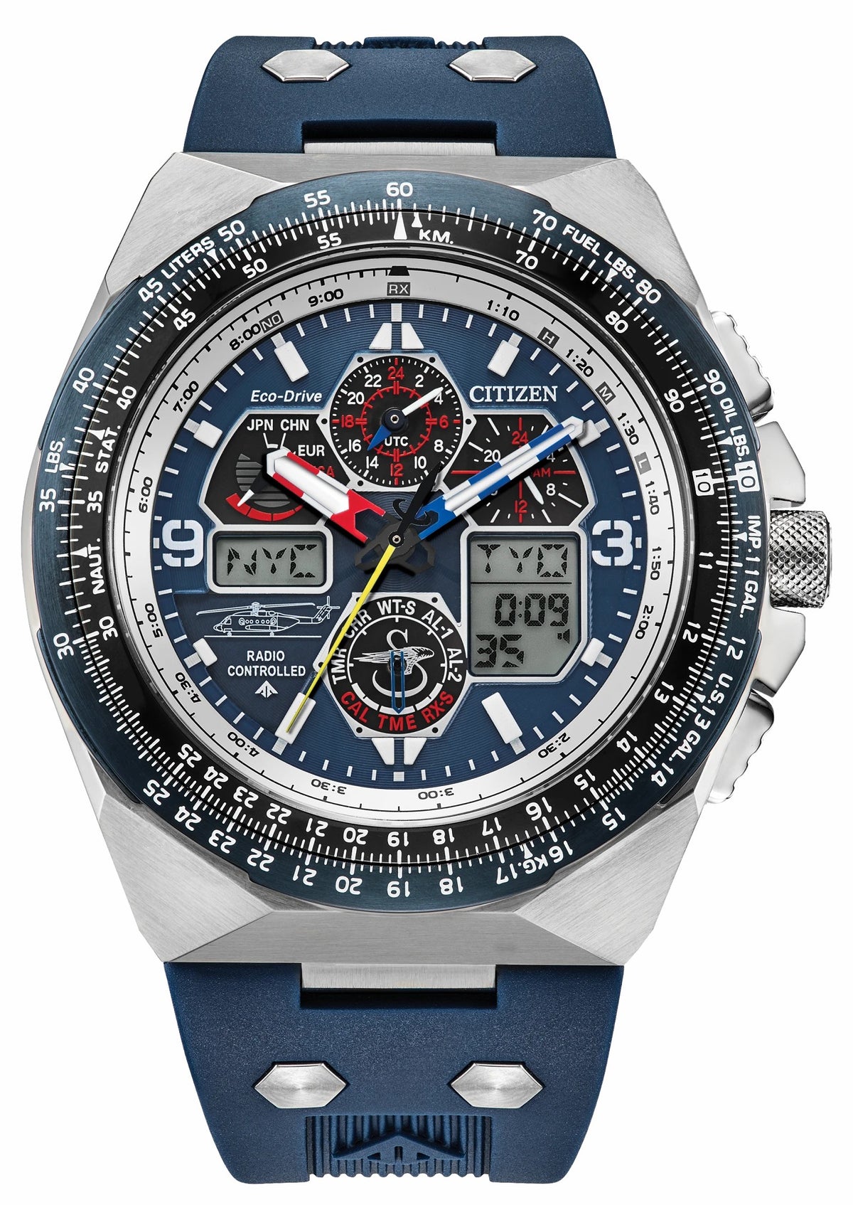 Promaster Sikorsky Blue Dial Rubber Strap JY8156-00L