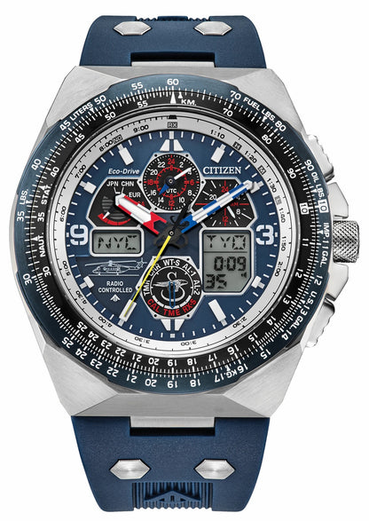 Promaster Sikorsky Blue Dial Rubber Strap JY8156-00L