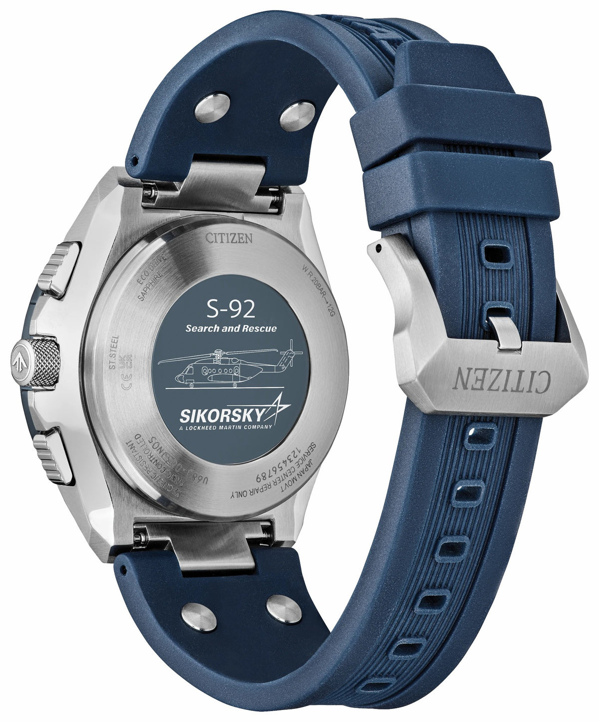 Promaster Sikorsky Blue Dial Rubber Strap JY8156-00L