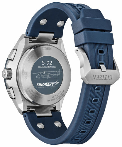 Promaster Sikorsky Blue Dial Rubber Strap JY8156-00L