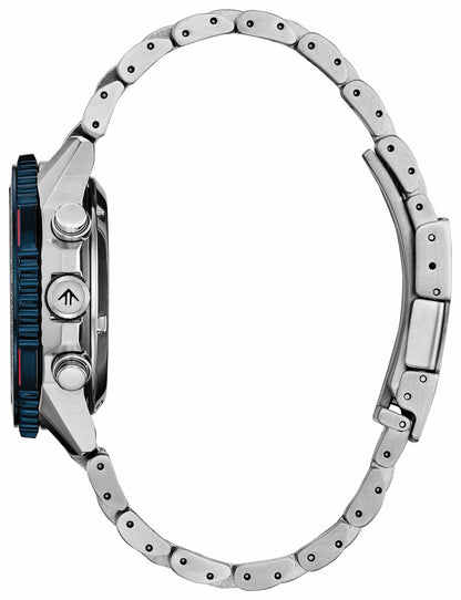 Promaster Navihawk Red Dial Stainless Steel Bracelet CA4668-51X
