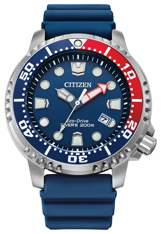 Promaster Dive Blue Dial Polyurethane Strap BN0168-06L