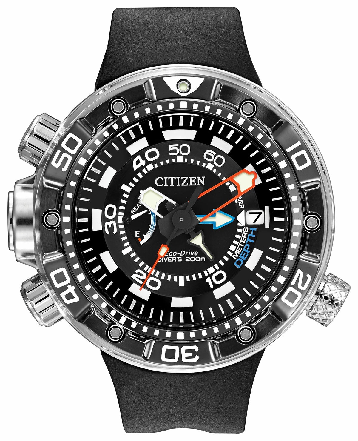 Promaster Aqualand 200M - Men's Eco-Drive Black Dive Watch