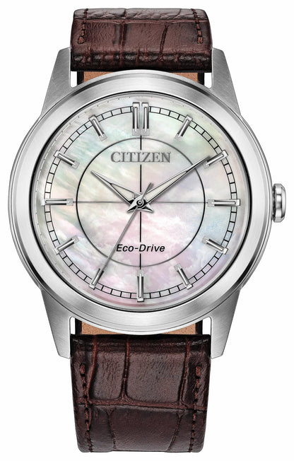 Rolan White Dial Leather Strap FE7130-10D