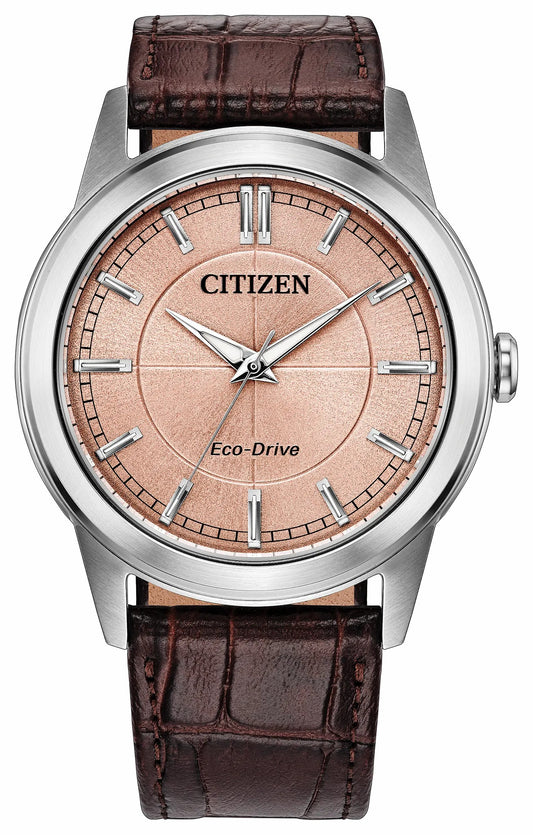 Rolan Salmon Dial Leather Strap AW2110-14Z