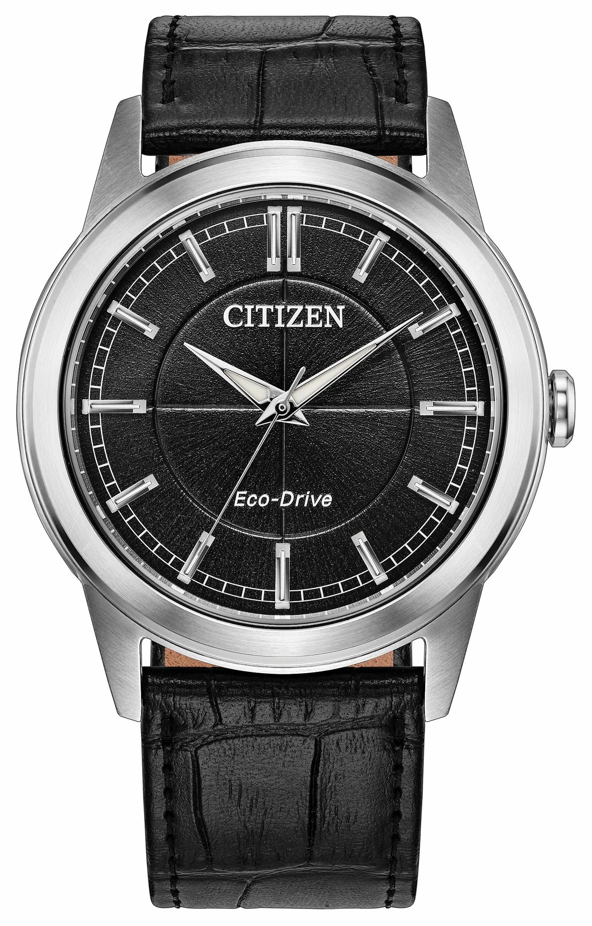 Rolan Black Dial Leather Strap AW2110-06E