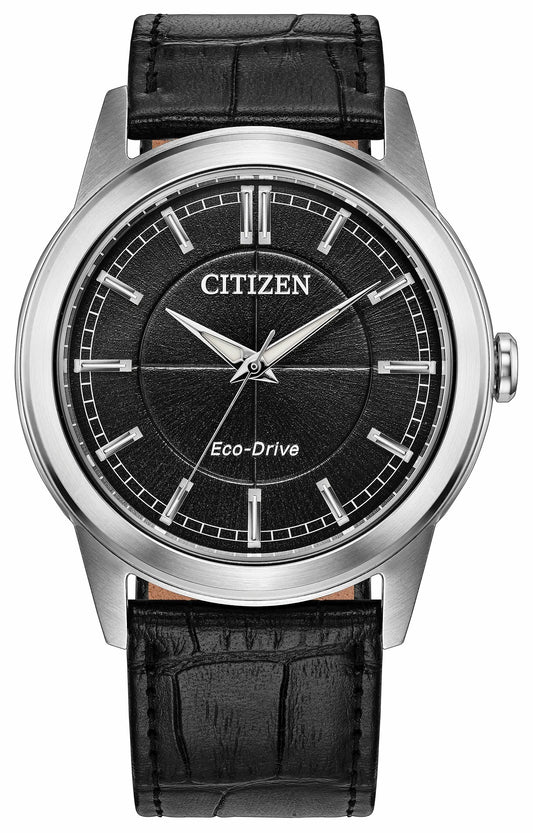 Rolan Black Dial Leather Strap AW2110-06E