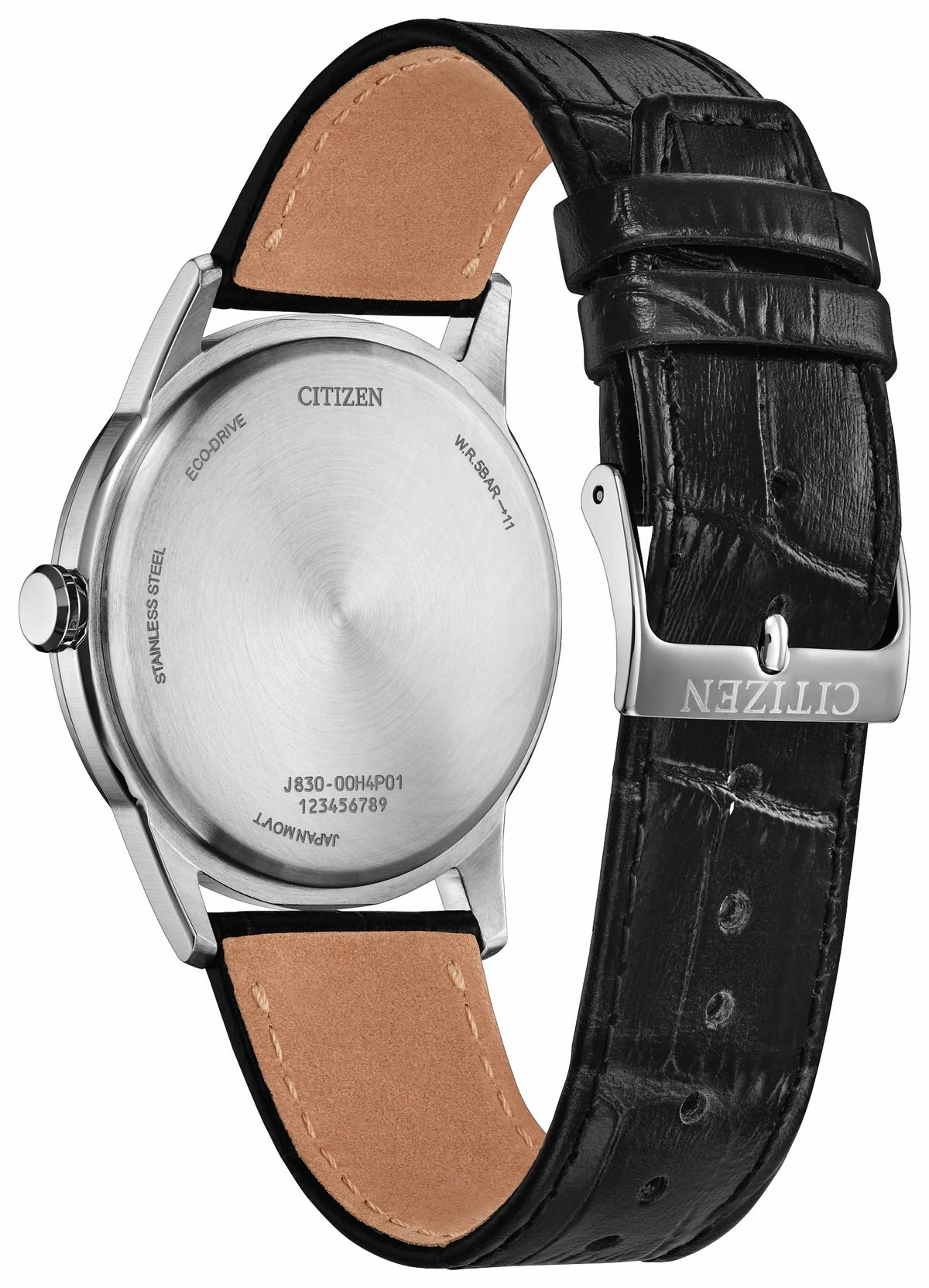 Rolan Black Dial Leather Strap AW2110-06E