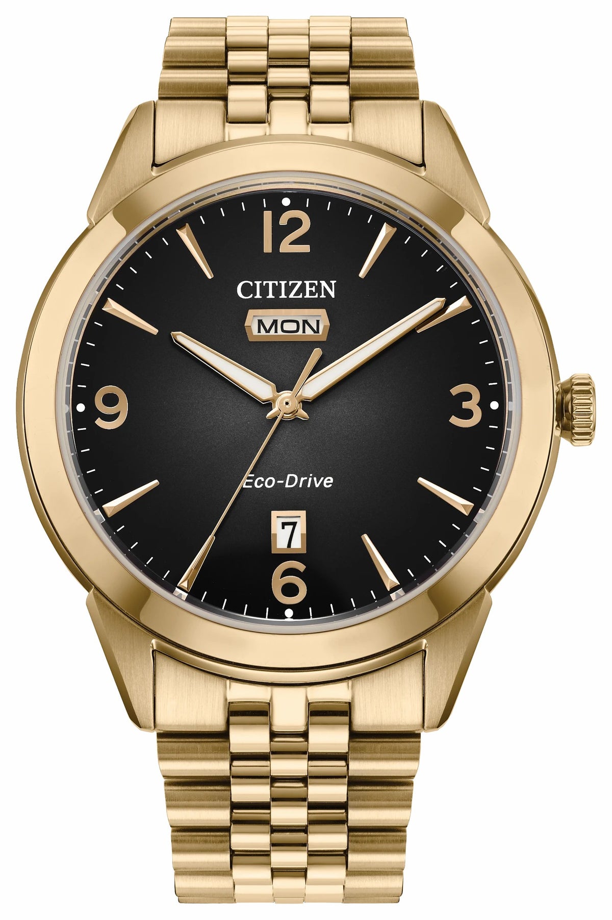 Rolan Black Dial Stainless Steel Bracelet AW0152-58H