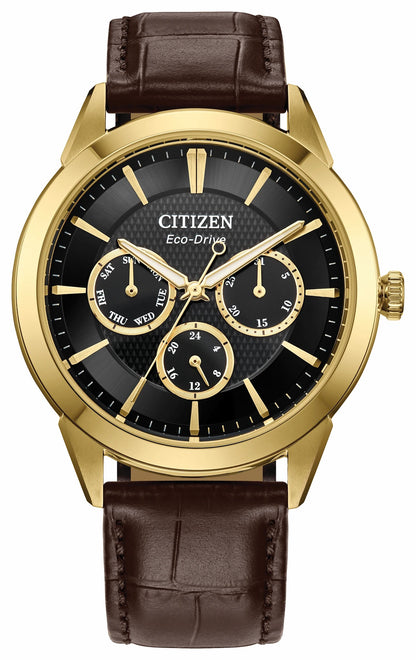 Rolan Black Dial Leather Strap BU2112-06E