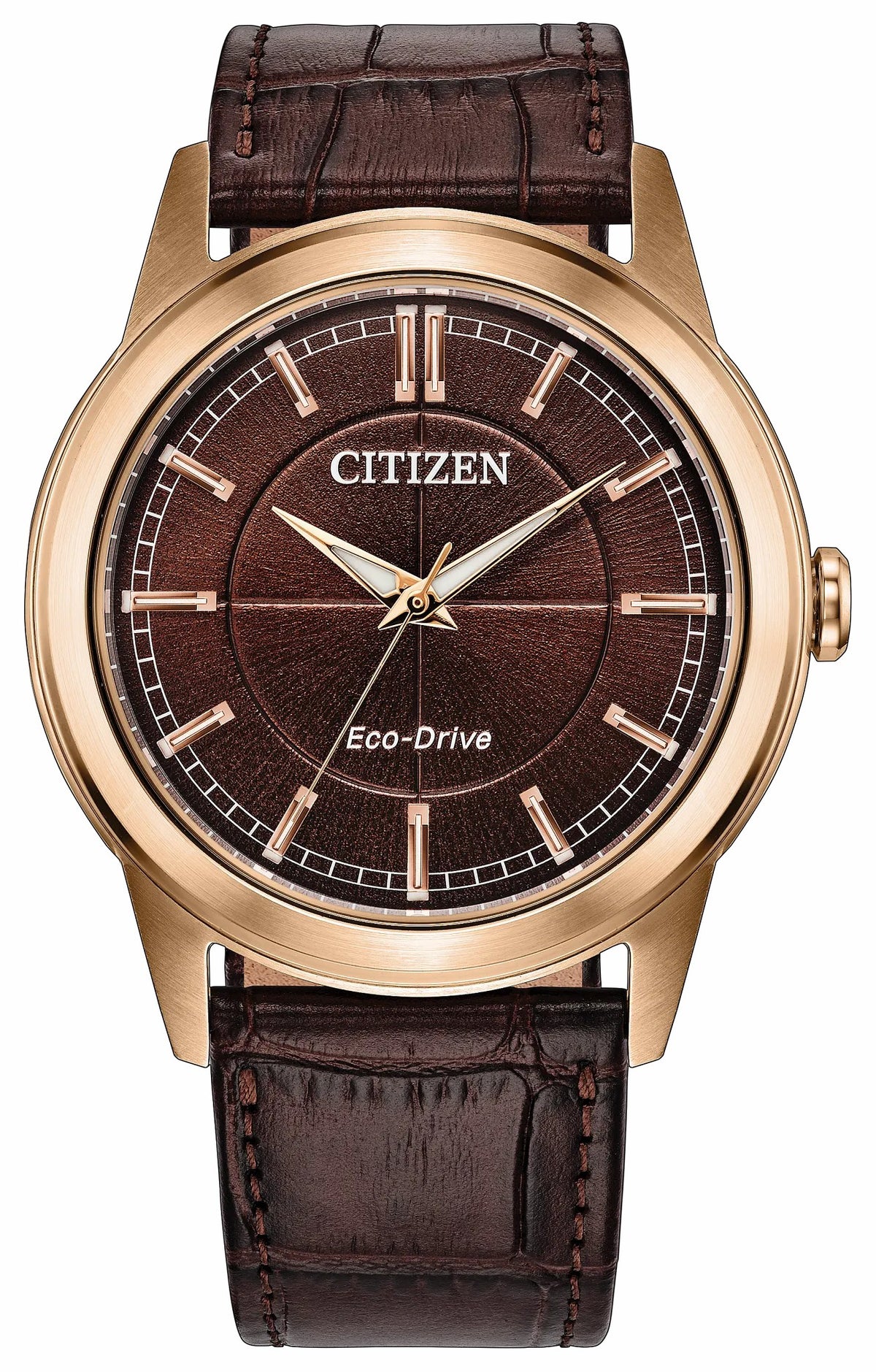 Rolan Brown Dial Leather Strap AW2113-16X