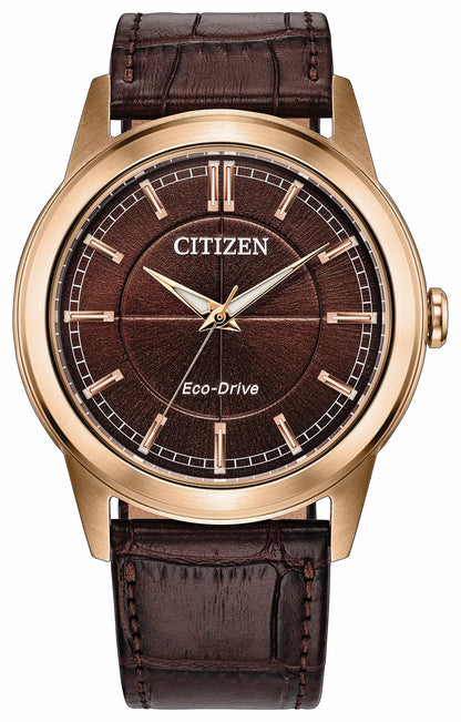 Rolan Brown Dial Leather Strap AW2113-16X