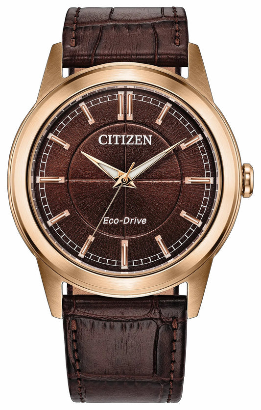 Rolan Brown Dial Leather Strap AW2113-16X