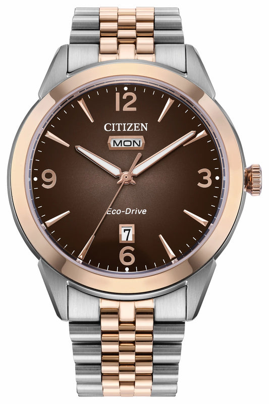 Rolan Brown Dial Stainless Steel Bracelet AW0156-57X
