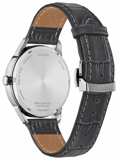 Rolan Silver-Tone Dial Leather Strap BU2110-01A