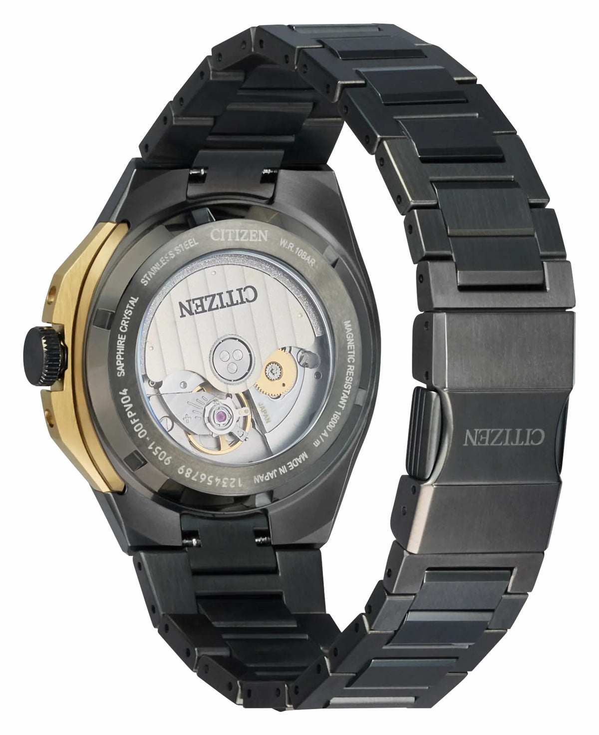 Series8 Black Dial Stainless Steel Bracelet NB6086-54E