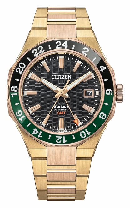 Series8 880 GMT Black Dial Stainless Steel Bracelet NB6033-51E