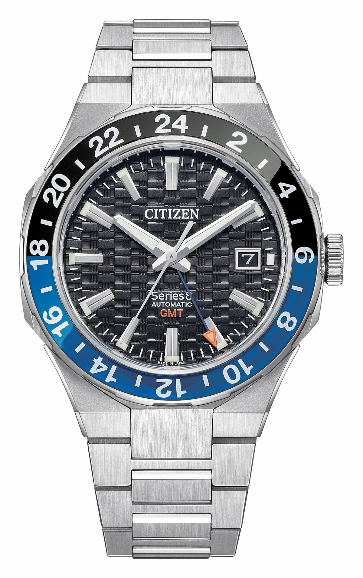 Series8 880 GMT Black Dial Stainless Steel Bracelet NB6031-56E