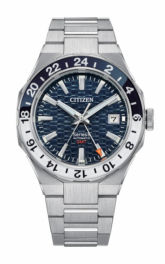 Series8 880 GMT Navy Dial Stainless Steel Bracelet NB6034-58L