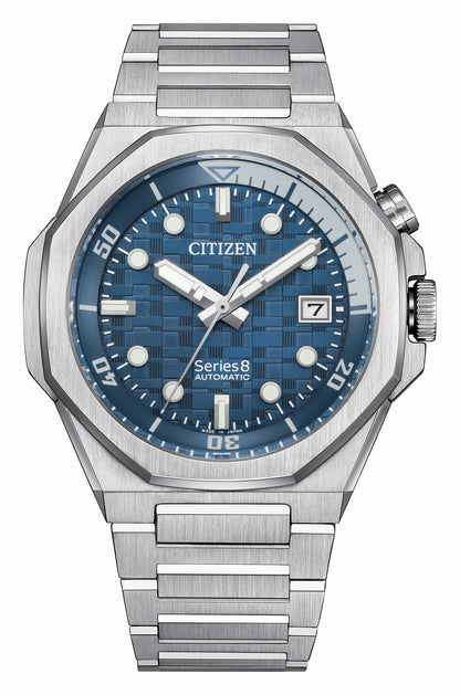 Series8 890 Blue Dial Stainless Steel Bracelet NB6060-58L