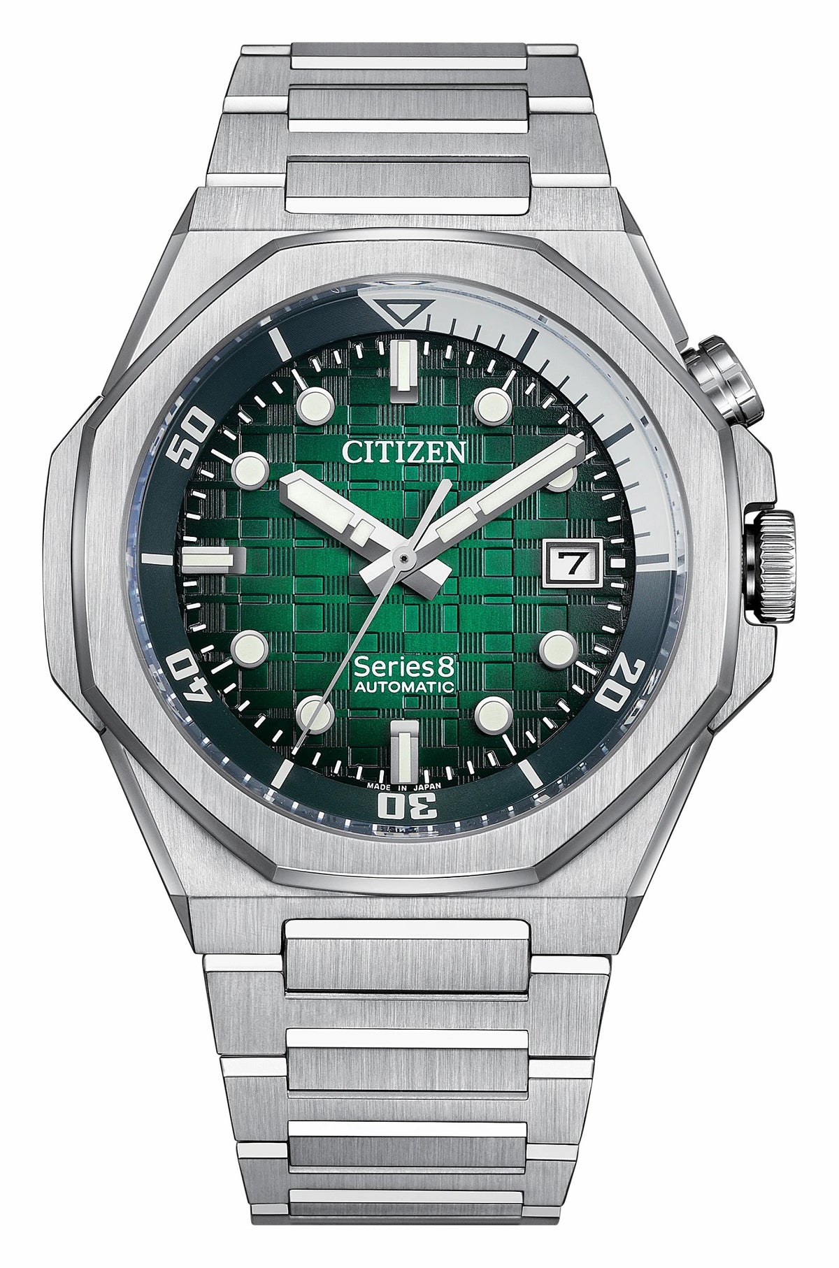 Series8 890 Green Dial Stainless Steel Bracelet NB6060-58X