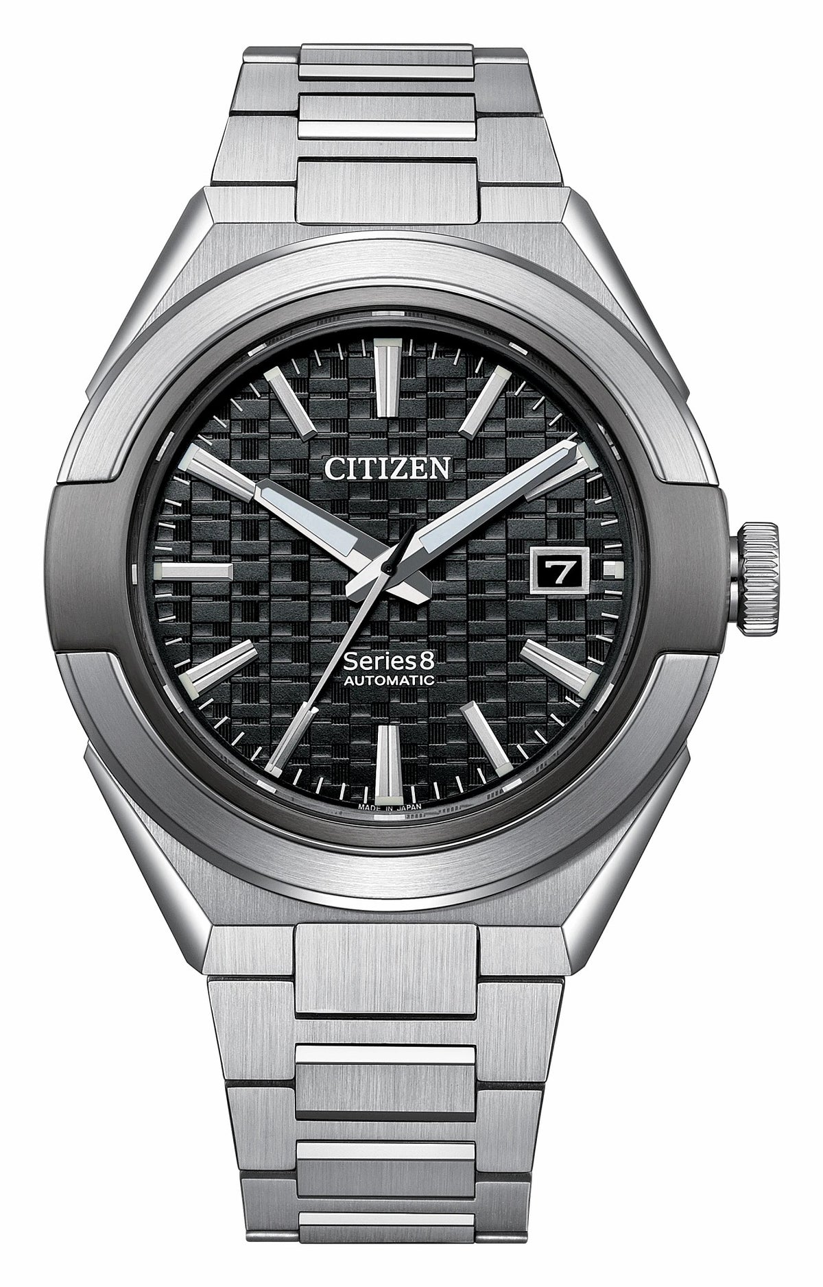 Series8 870 Black Dial Stainless Steel Bracelet NA1036-56E