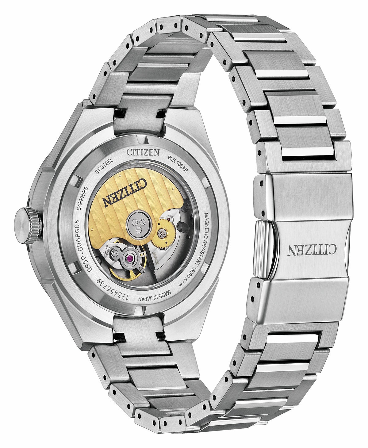 Series8 870 Black Dial Stainless Steel Bracelet NA1036-56E