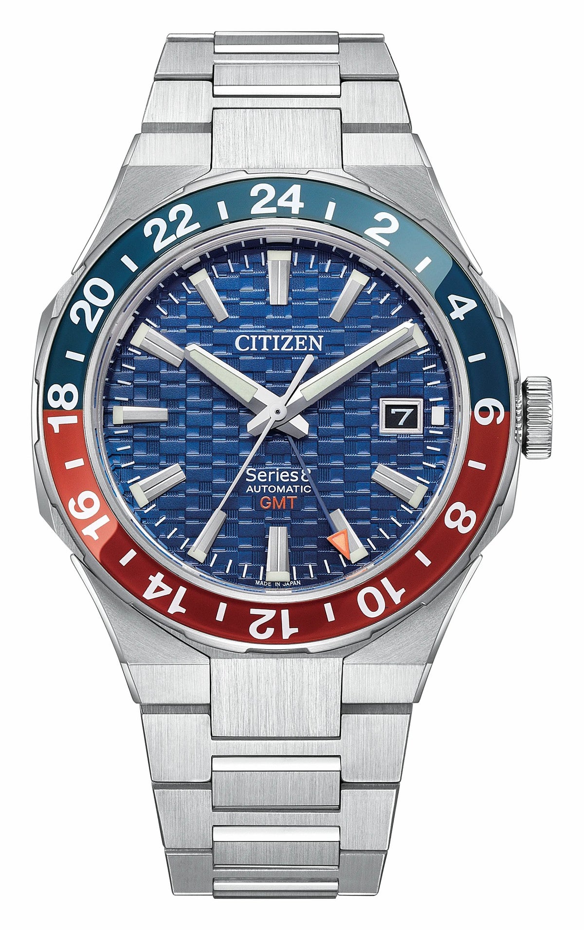 Series8 880 GMT Blue Dial Stainless Steel Bracelet NB6030-59L