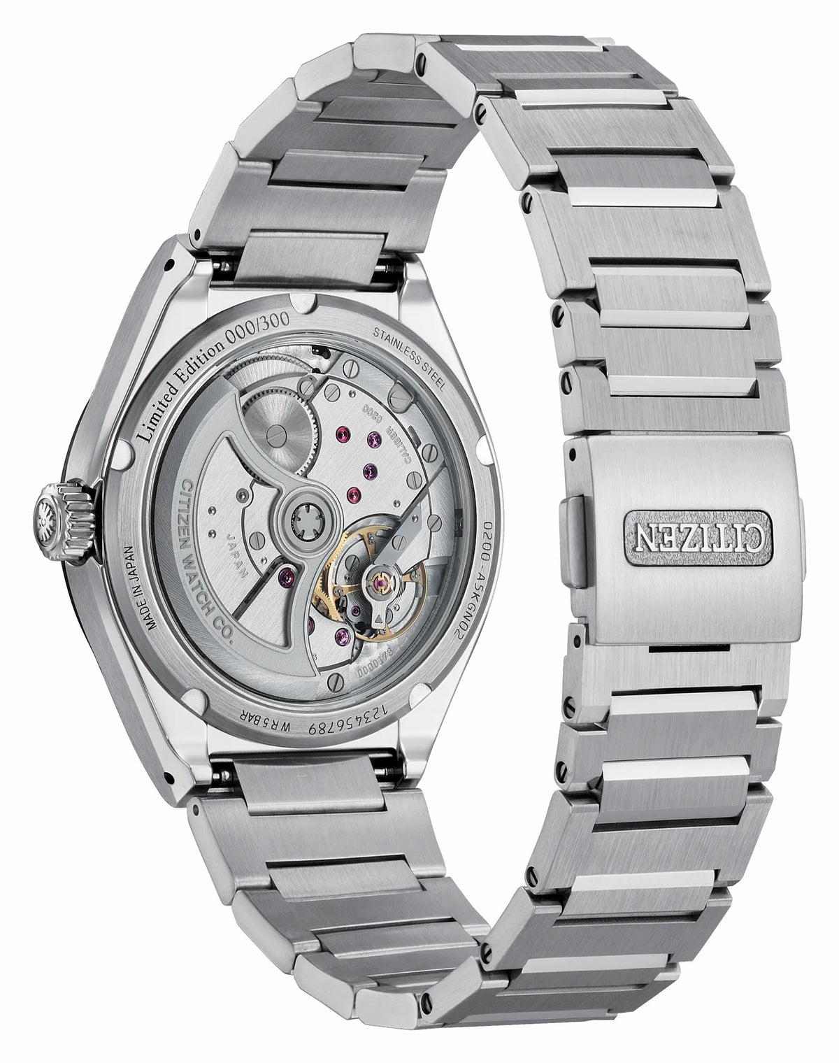 The CITIZEN Caliber 0200 Silver-Tone Dial Stainless Steel Bracelet NC0201-54A